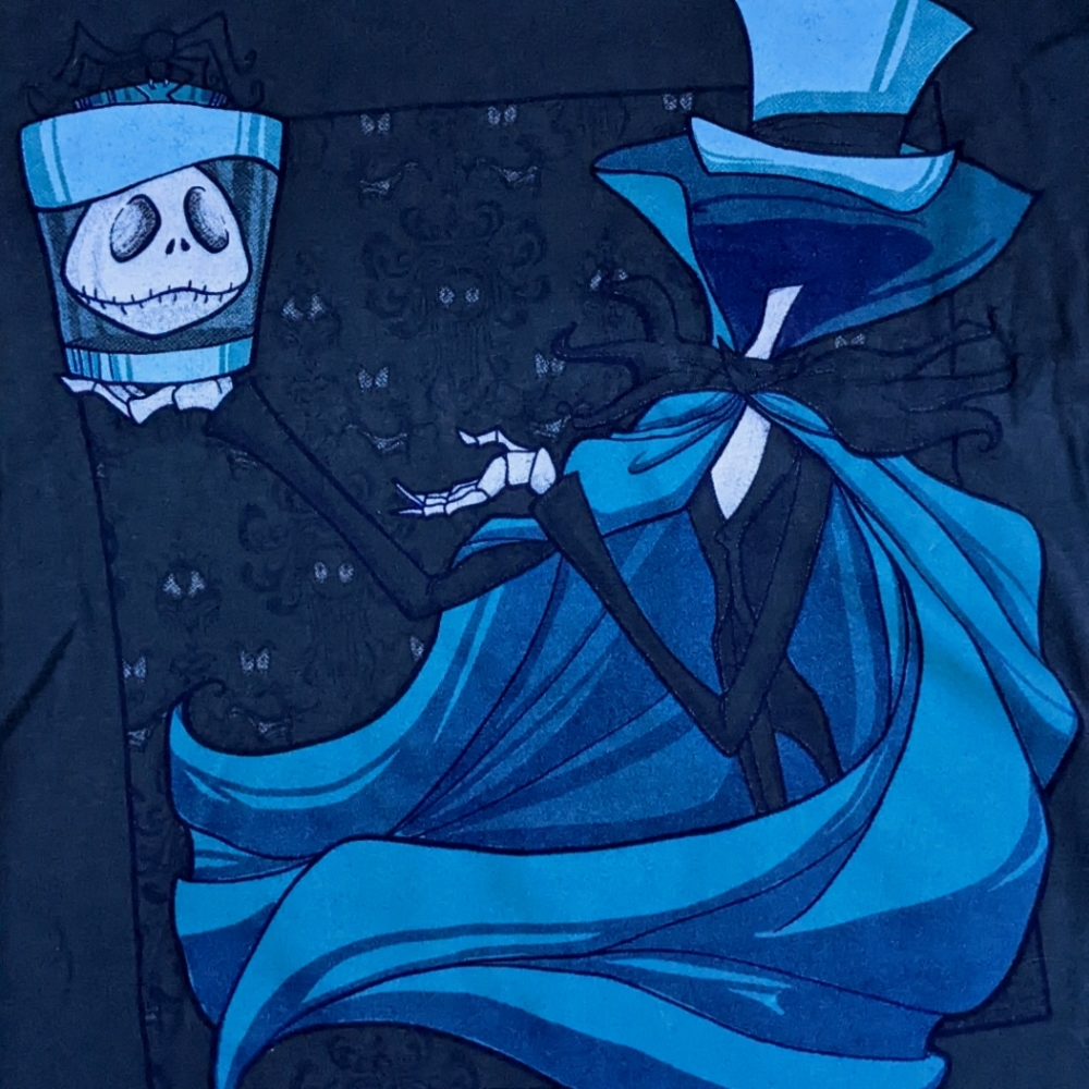 Nightmare before Christmas t-shirt (haunted mansion themed)